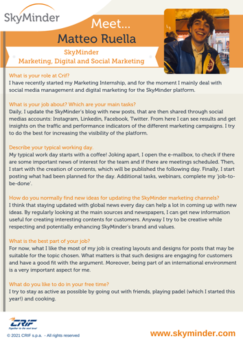 Meet ... Matteo Ruella