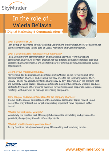 Interview to... Valeria Bellavia